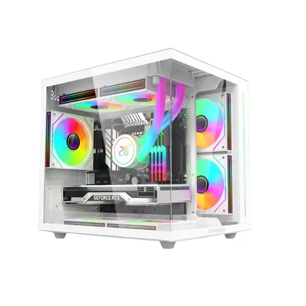 CASE MAGMA V900 5FANS ARGB WHITE